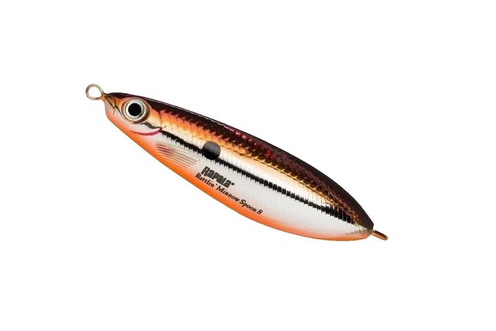 Блесна незацепляйка Rapala Rattlin' Minnow Spoon RMSR08 8см/ 16г, цвет: SBR (4214003014) - Фото 1 Блесна незацепляйка Rapala Rattlin' Minnow Spoon RMSR08 8см/ 16г, цвет: SBR (4214003014) - изображение 1