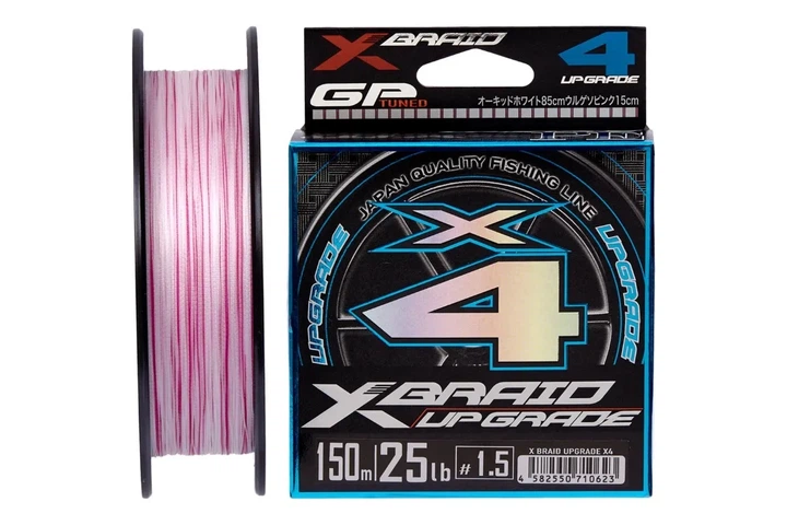 Шнур YGK X-Braid Upgrade X4 150м #0.8/0.148мм 14lb/6.4кг (3200420006) - Фото 1 Шнур YGK X-Braid Upgrade X4 150м #0.8/0.148мм 14lb/6.4кг (3200420006) - изображение 1