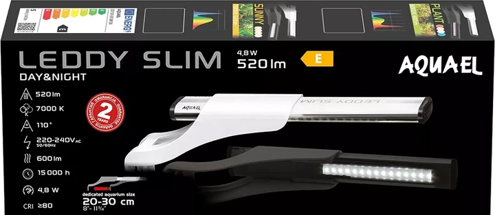 Lampa LED Aquael Leddy Slim PC Sunny D&N 4.8W Biała (5905546345958) - obraz 7