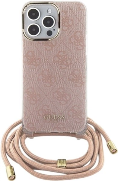 Панель Guess Crossbody Cord 4G Print для Apple iPhone 15 Pro Max Pink (3666339148379) - зображення 2