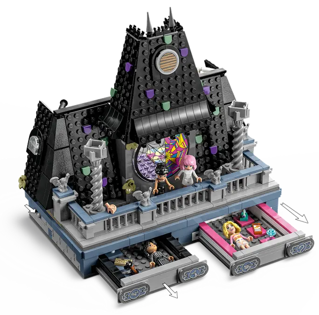 Конструктор LEGO Wednesday: Кімната Wednesday та Enid 750 елементів (76781) (955555914164205) - Уцінка - зображення 3