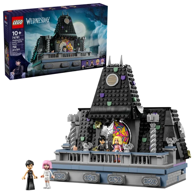 Конструктор LEGO Wednesday: Кімната Wednesday та Enid 750 елементів (76781) (955555914164205) - Уцінка - зображення 5