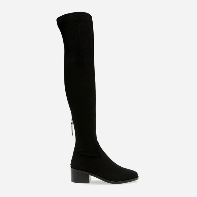 Muszkieterki damskie zamszowe Steve Madden Salvador Boot SM11002711-001 40 25.4 cm Czarne (8720857168983) (955555901867125) - Outlet - obraz 1