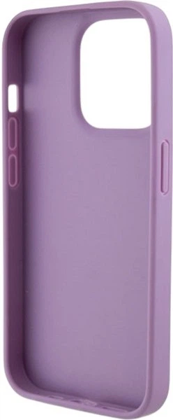 Панель Guess Leather 4G Stamped для Apple iPhone 15 Pro Max Purple (3666339150471) - зображення 7