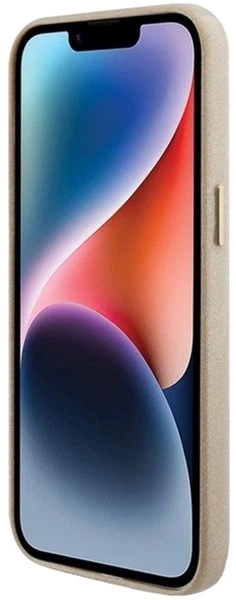 Панель Guess Glitter Glossy Script для Apple iPhone 15 Pro Max Gold (3666339155513) - зображення 4