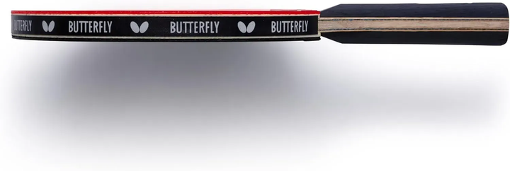 Ракетка для настільного тенісу Butterfly Ovtcharov Prime C Carbon FL, чорно-червона - изображение 5