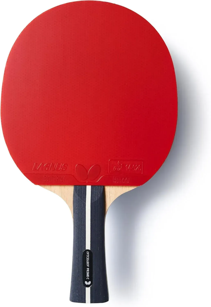 Ракетка для настільного тенісу Butterfly Ovtcharov Prime C Carbon FL, чорно-червона - изображение 6
