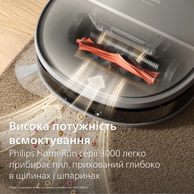 Робот-пылесос Philips HomeRun серії 9000 XU9100/10 - Фото 2 Робот-пылесос Philips HomeRun серії 9000 XU9100/10 - изображение 2