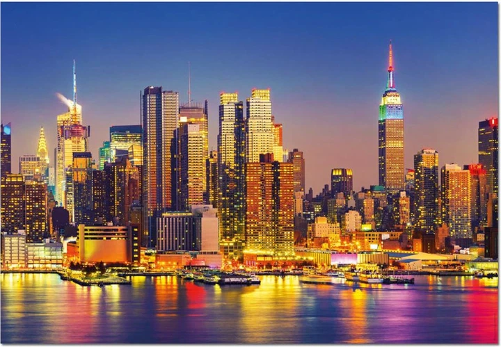 Пазл Educa Манхеттен вночі 1500 елементів 109547 (8412668184664) - зображення 1