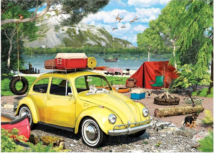 Пазл Eurographics Volkswagen Beetle camping 550 елементів 8551-5691 (628136656917) - зображення 3