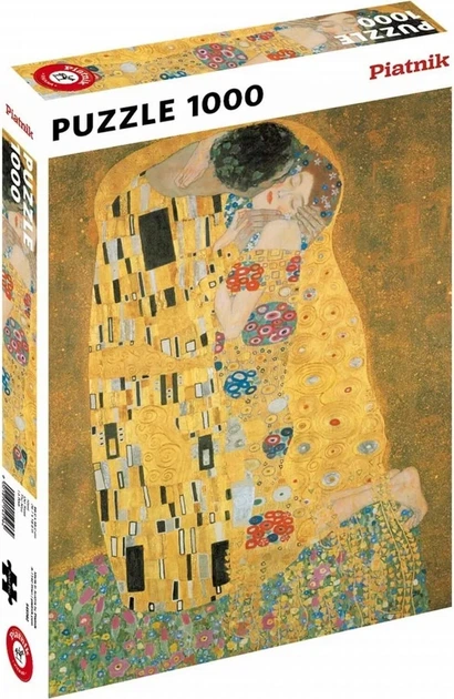 Металізовані пазли Piatnik Густав Клімт Поцілунок 1000 елементів 236219576 (9001890557545) - зображення 1