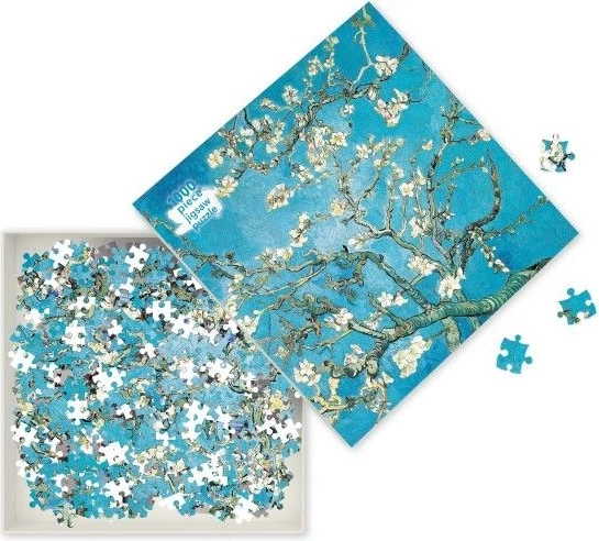 Puzzle Flame Tree Vincent van Gogh Kwitnący migdałowiec 1000 elementów FTJP022 (9781787556058) - obraz 2