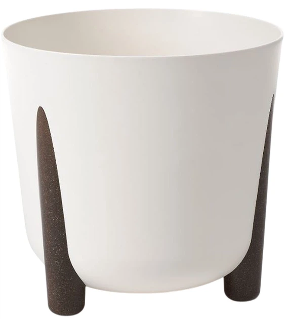 Вазон Lamela Frida пластиковий кремовий 30 x 28.5 см (9742370) (5900119742370) - зображення 1