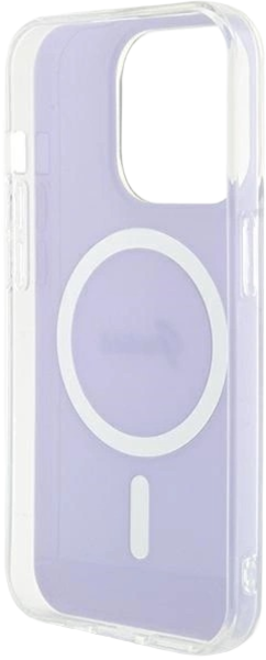 Панель Guess IML Iridescent MagSafe для Apple iPhone 15 Pro Purple (3666339154806) - зображення 7