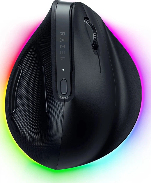 Mysz Razer Pro Click V2 Vertical Wireless/Bluetooth/USB Black (RZ01-05250100-R3G1) - obraz 1