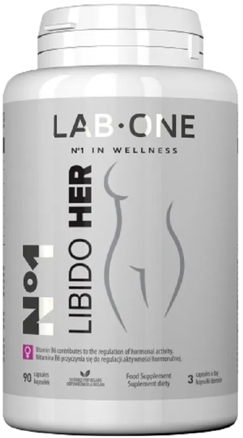Suplement diety Lab One N°1 Libido Her 90 kapsułek (5906630600922) - obraz 1
