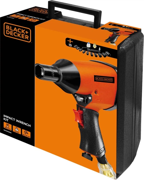 Klucz pneumatyczny udarowy Black+Decker 1/2" 310 Nm (160158XBND) - obraz 3