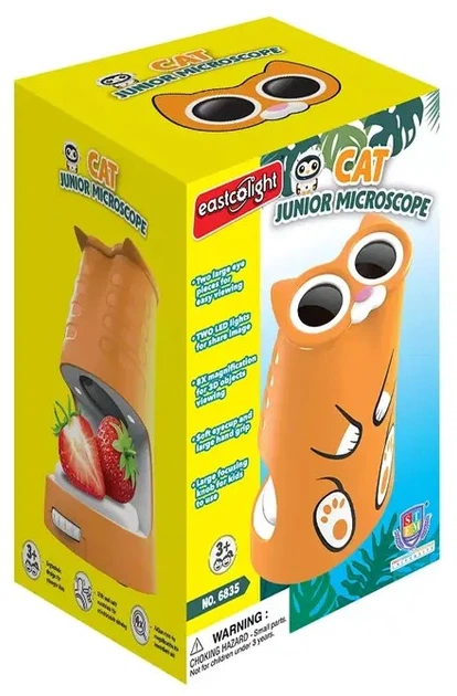 Mikroskop dziecięcy Eastcolight Mój Pierwszy Mikroskop Kot (4893669068353) - obraz 1
