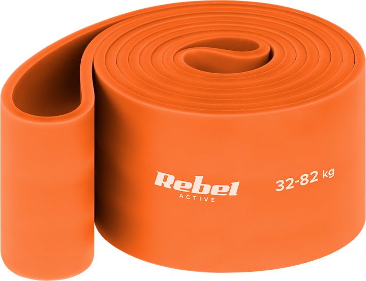 Guma do ćwiczeń lateksowa Rebel Active Power Band PL-7 Pomarańczowa 32–82 kg (5901890098595) - obraz 1
