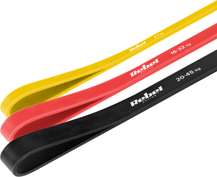 Zestaw gum lateksowych Rebel Active Power Band PLs-1 4–32 kg 3 szt. (5901890098618) - obraz 2