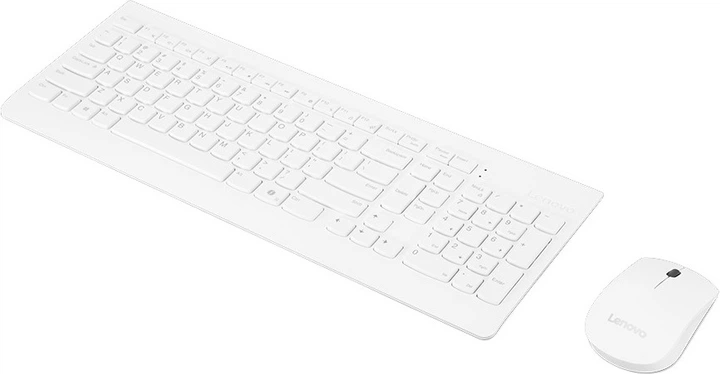 Zestaw bezprzewodowy Lenovo 510 Wireless Combo White (GX30W75336) - obraz 3