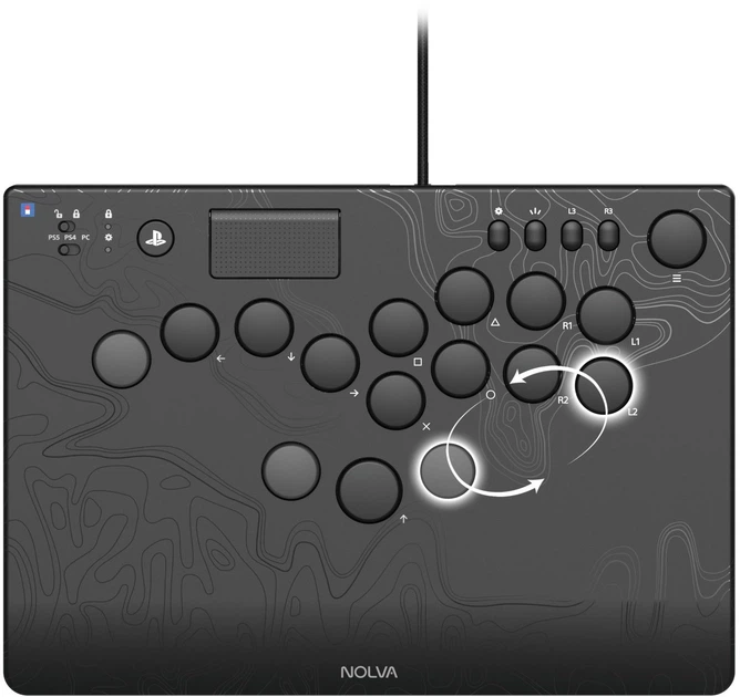 Arcade Stick Hori NOLVA Mechanical All-Button Arcade Black (4961818039568) - obraz 5