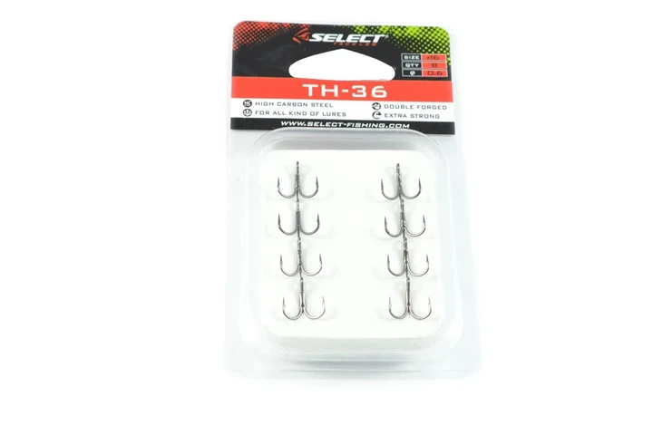 Потрійні гачки Select TH-36 №16 (6301000003) - Фото 1 Потрійні гачки Select TH-36 №16 (6301000003) - зображення 1