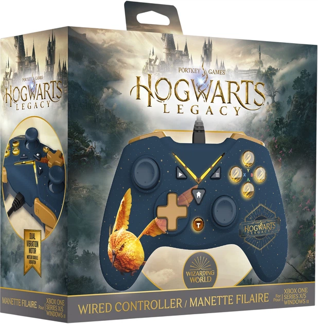 Przewodowy kontroler Freaks and Geeks Hogwarts Legacy Wired PC Vivet Gold (803514b) - obraz 5