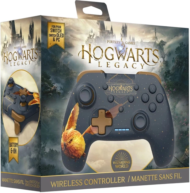 Bezprzewodowy kontroler Freaks and Geeks Hogwarts Legacy Wireless Switch Golden Snitch (3760178625111) - obraz 4
