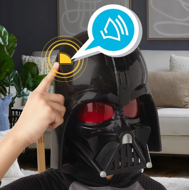 Maska karnawałowa elektroniczna dla dzieci Hasbro Gwiezdne wojny Darth Vader (5010996237415) - obraz 5