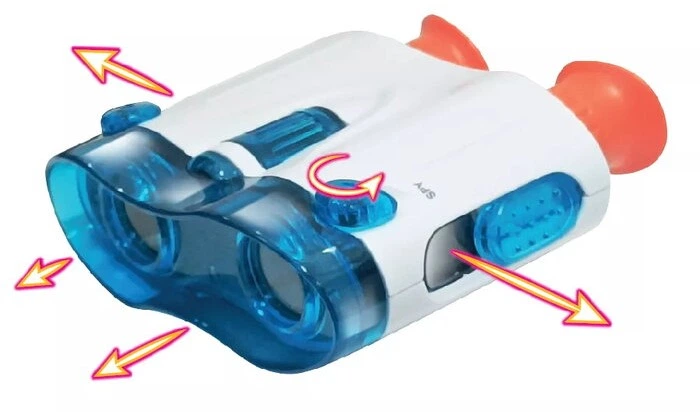 Lornetka dziecięca Eastcolight Spy Binoculars 3-way (4893669994485) - obraz 2