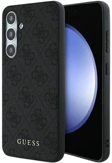 Панель Guess Hardcase 4G Metal Gold Logo для Samsung Galaxy S24 FE Grey (GUHCS24FEG4GFGR) - зображення 1