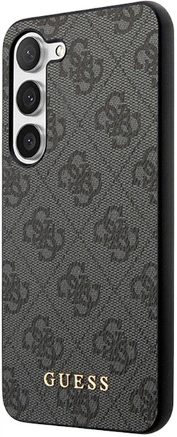 Etui plecki Guess 4G Metal Gold Logo do Samsung Galaxy S24+ Black (GUHCS24MG4GFGR) - obraz 2