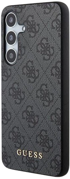 Панель Guess Hardcase 4G Metal Gold Logo для Samsung Galaxy S24 Black (GUHCS24SG4GFGR) - зображення 2