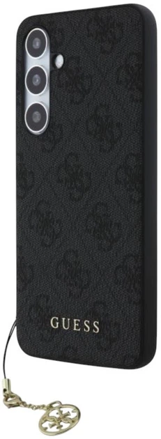 Панель Guess Hardcase 4G Charms Collection для Samsung Galaxy S24 FE Grey (GUHCS24FEGF4GGR) - зображення 2
