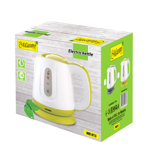 Електрочайник 1,0л 900-1100W зелений MR-013-GREEN Maestro - зображення 2