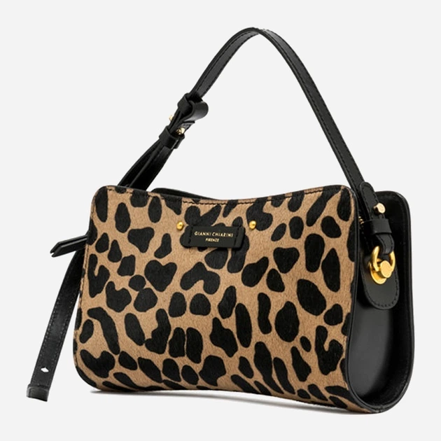 Torebka crossbody damska ze skóry naturalnej Gianni Chiarini Keira BS 11860 CAV-PRCK 11865 Czarna (800070345753) - obraz 4