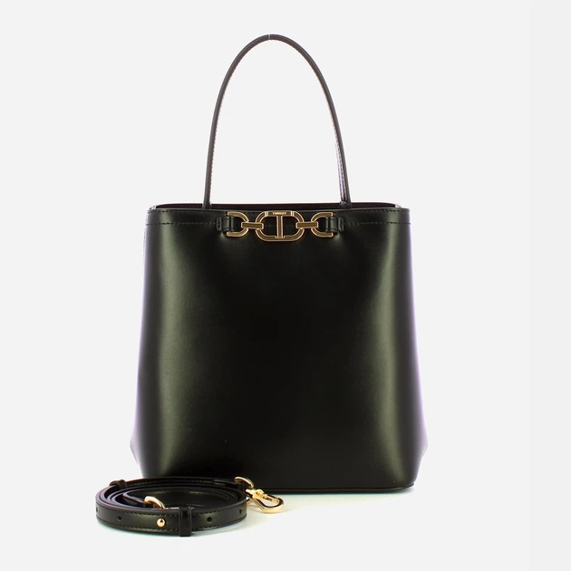 Torebka crossbody damska mała Twinset Secchiello 252TB7304 00006 Czarna (800070351199) - obraz 4