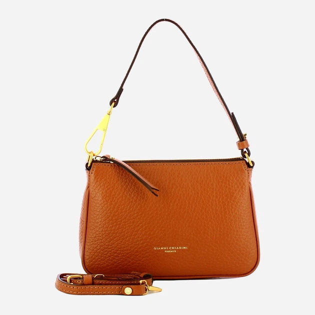 Torebka crossbody damska ze skóry naturalnej mała Gianni Chiarini Brooke BS 8750 TKL 206 Brązowa (800070345740) - obraz 4