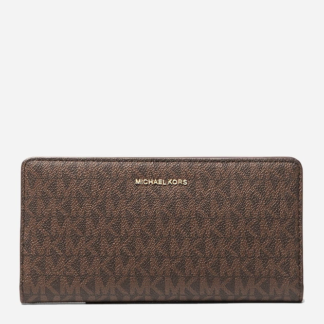 Портмоне жіноче зі штучної шкіри для карток Michael Kors Bryant 32S5GYTP3B 252 Коричневе (800070349062) - зображення 1