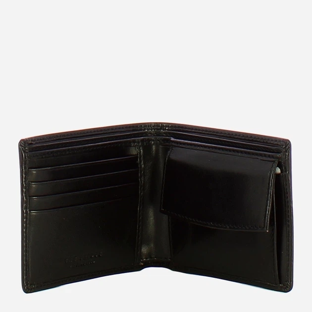 Портмоне чоловіче з натуральної шкіри The Bridge Lorenzo 41459101 20 Чорне (800070350605) - зображення 3