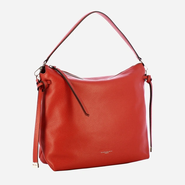 Сумка крос-боді через плече жіноча з натуральної шкіри середня Gianni Chiarini Brina BS 11763/COMM GRN 14049 Червона (800070345721) - зображення 3