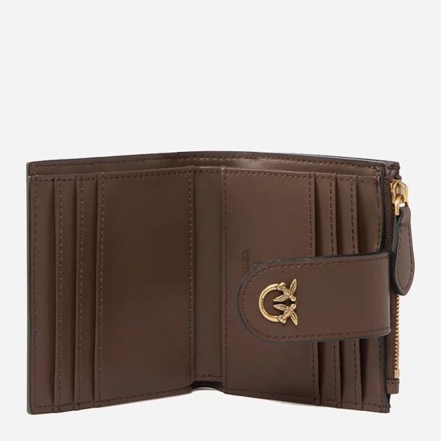 Portfel damski skórzany Pinko Multi Purpose 103610A0F1 L74Q Brązowy (800070347436) - obraz 3