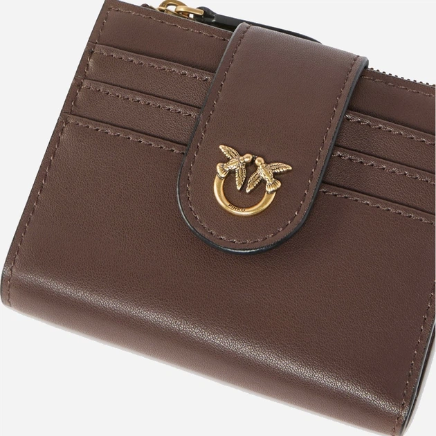 Portfel damski skórzany Pinko Multi Purpose 103610A0F1 L74Q Brązowy (800070347436) - obraz 4