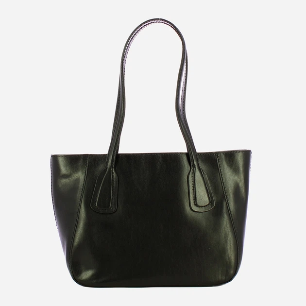 Сумка шопер жіноча з натуральної шкіри The Bridge Maddalena 44160101 30 Чорна (800070350626) - зображення 2