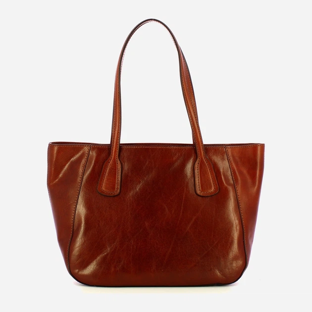 Сумка шопер жіноча з натуральної шкіри The Bridge Maddalena 44161101 14 Коричнева (800070350631) - зображення 2