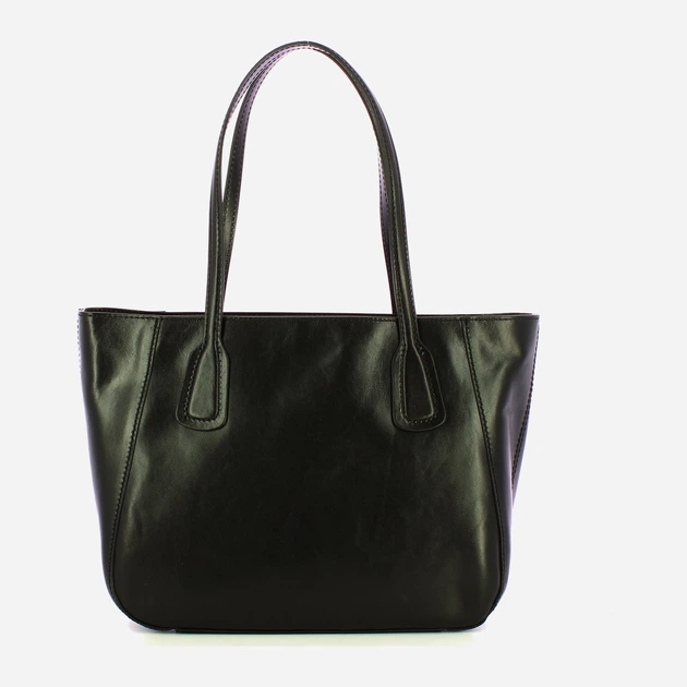 Сумка шопер жіноча з натуральної шкіри The Bridge Maddalena 44161101 30 Чорна (800070350632) - зображення 2