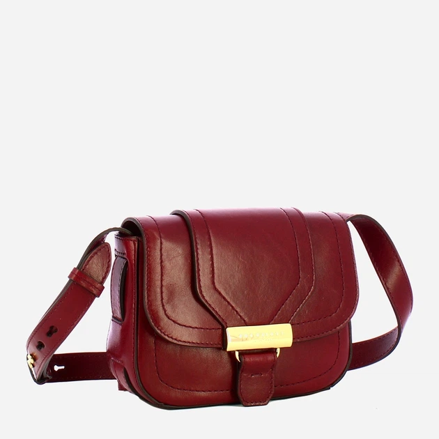 Сумка крос-боді через плече жіноча з натуральної шкіри маленька The Bridge Benedetta 44550201 03 Темно-червона (800070350622) - зображення 3