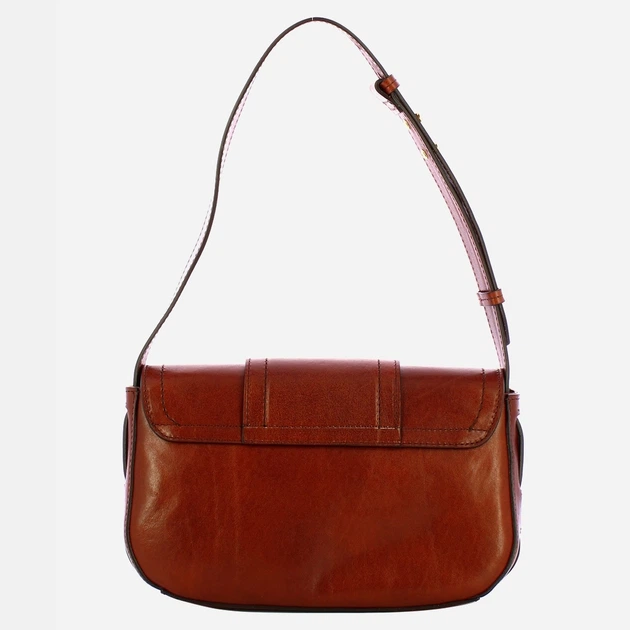 Сумка багет жіноча з натуральної шкіри середня The Bridge Benedetta 44552201 14 Коричнева (800070350640) - зображення 2