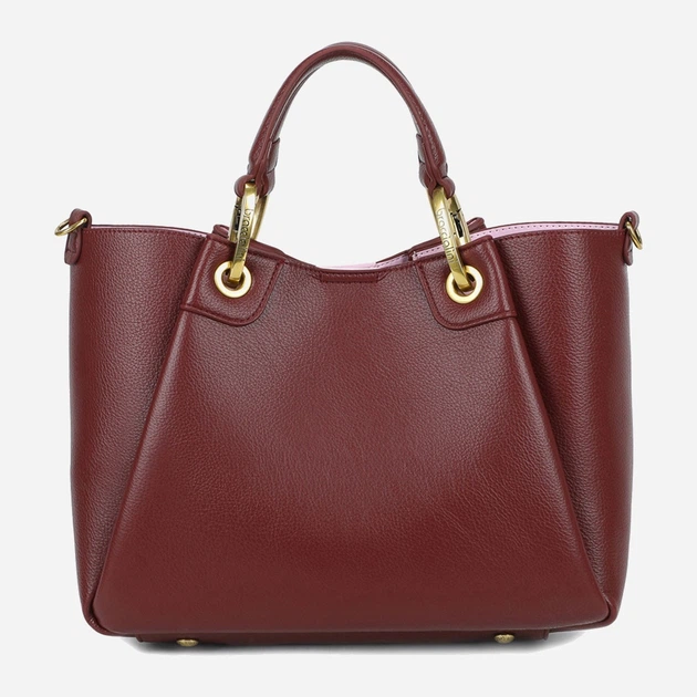 Сумка крос-боді через плече жіноча зі штучної шкіри середня Braccialini Amy B18501 YY 404 Темно-червона (800070348975) - зображення 2